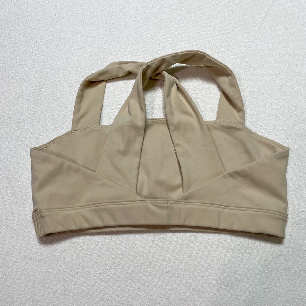SET Active Sports Bra Size M in Cream - Picture 4 of 5